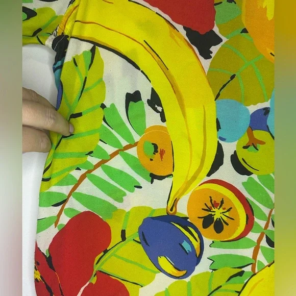 SIMON MILLER Zeem Graphic Fruit Print Shirt XL - flawed - Picture 6 of 10